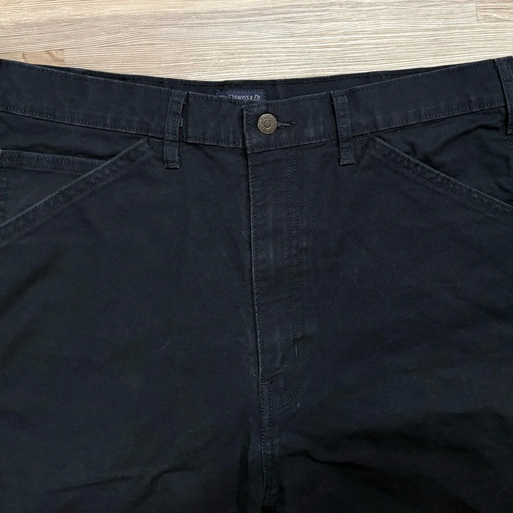 Men's Black Levi's Carpenter Shorts